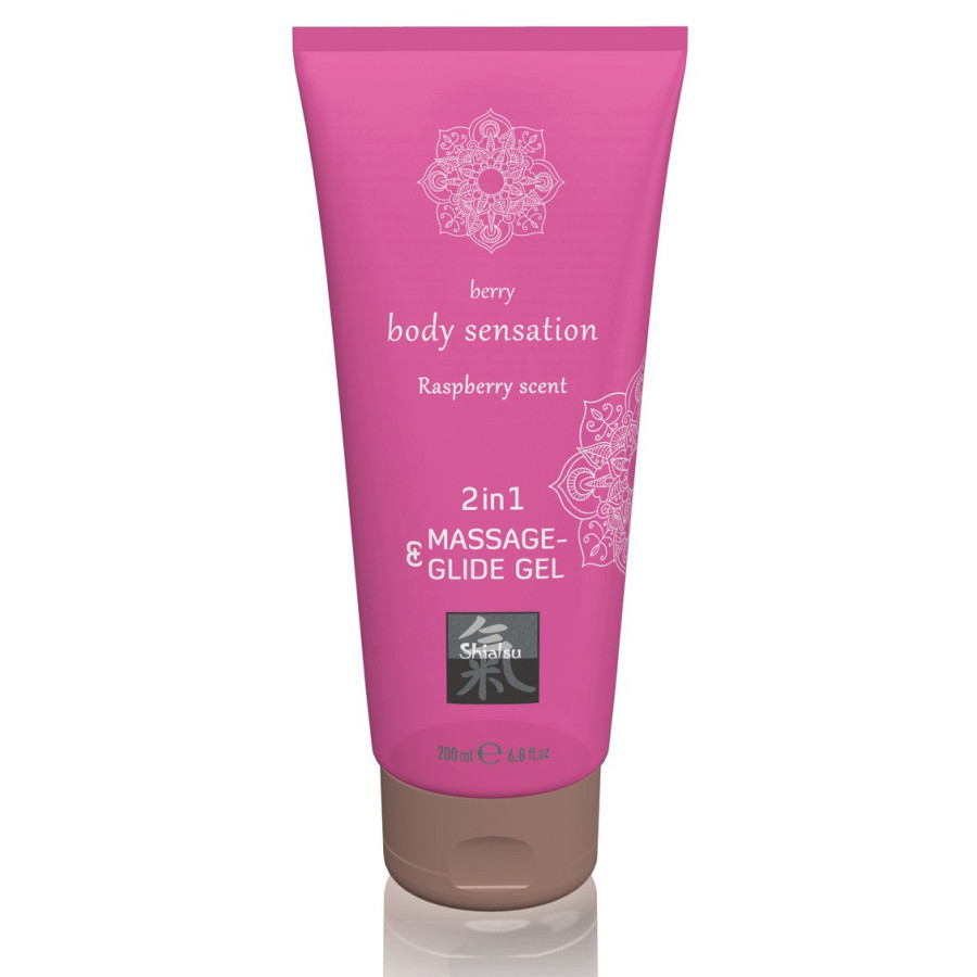 Lubrifiant et Gel pour massage Framboise 200mL