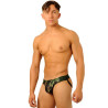Jockstrap Fist Leather Camo Army