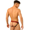 Jockstrap Fist Leather Rouge