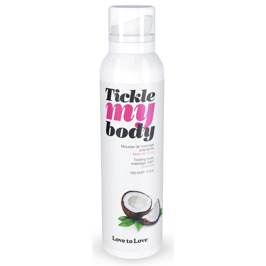 Mousse de massage crépitante Tickel My Body Noix de Coco 150ml