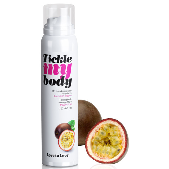 Mousse de massage crépitante Tickle My Body Fruits de la Passion 150ml