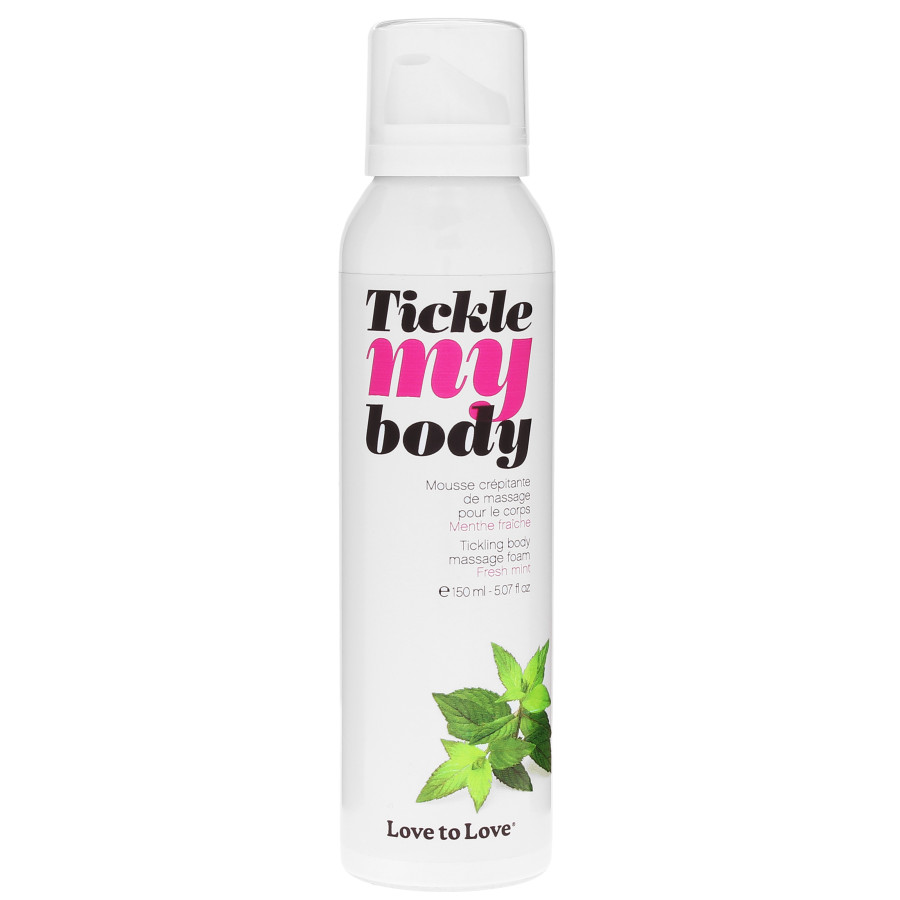Mousse de massage crépitante Tickle My Body Menthe 150ml
