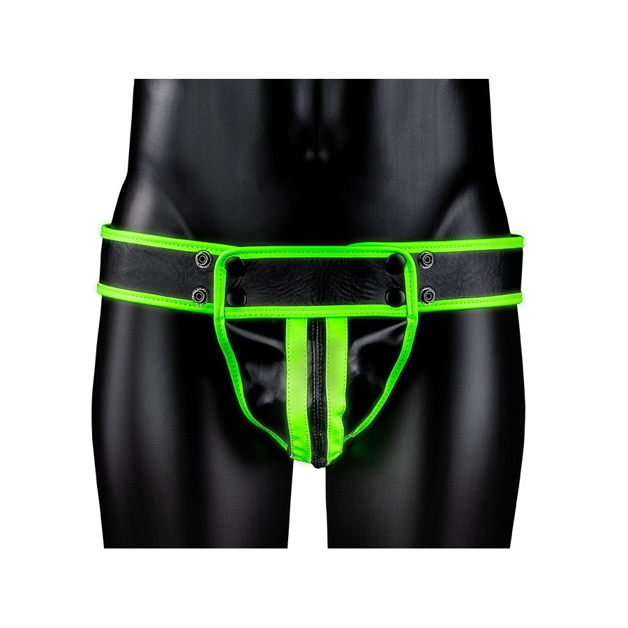 String phosphorescent Glow Striped Noir String phosphorescent Glow Striped Noir