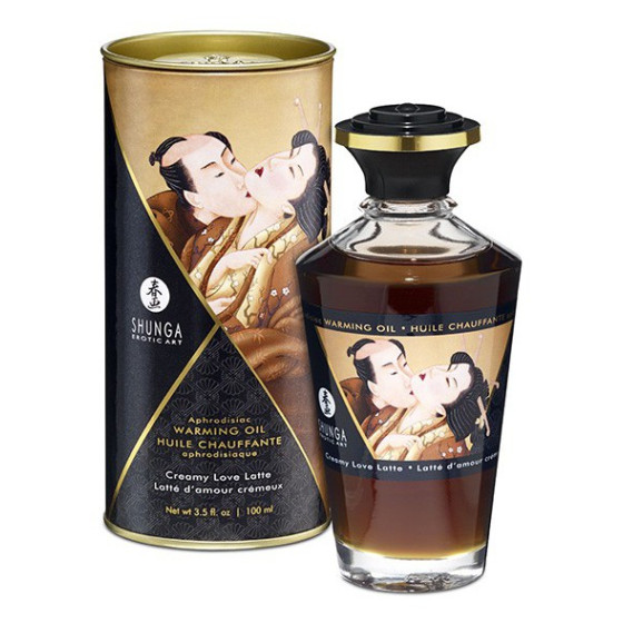 Huile de massage Chauffante Aphrodisiaque - LAIT D'AMOUR 100 ml