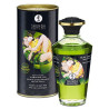 Huile de massage Chauffante Aphrodisiaque - THÉ VERT 100ml