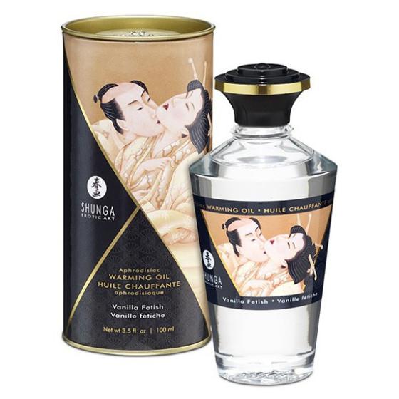 Huile de massage Chauffante Aphrodisiaque - VANILLE Fétiche 100 ml