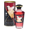Huile de massage Chauffante Aphrodisiaque – Vin Pétillant à la FRAISE 100 mL