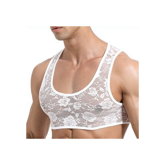Crop Dentelle Blanc