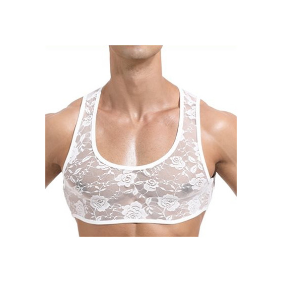 Crop Dentelle Blanc
