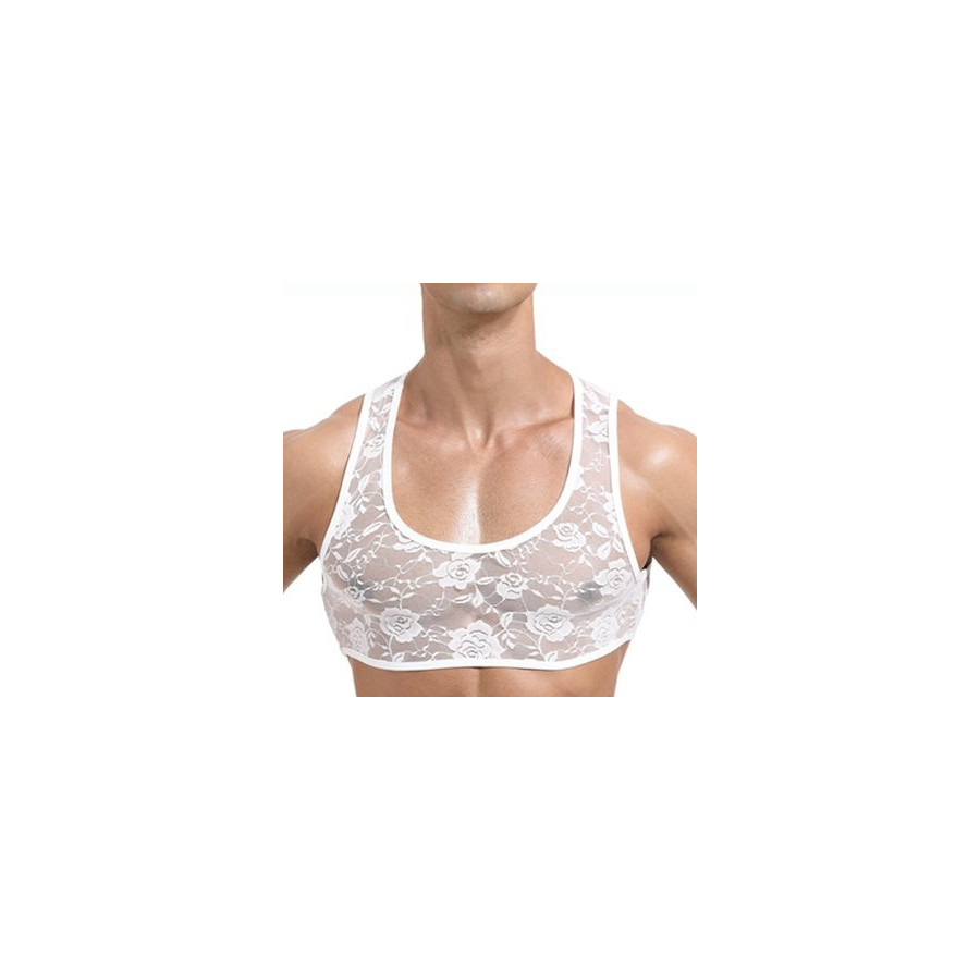Crop Dentelle Blanc