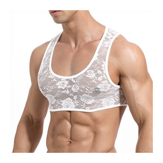 Crop Dentelle Blanc