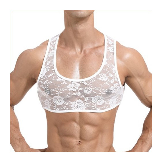 Crop Dentelle Blanc