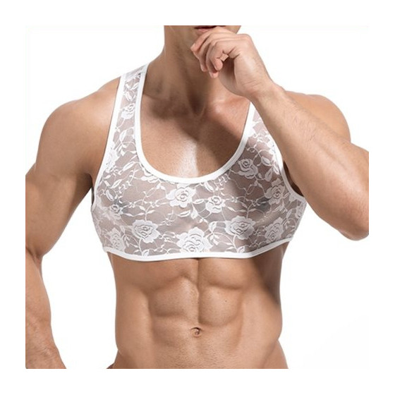 Crop Dentelle Blanc