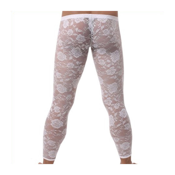 Caleçon dentelle sexy Blanc