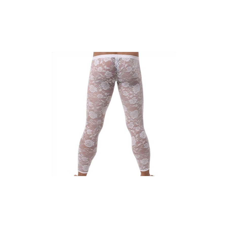 Caleçon dentelle sexy Blanc