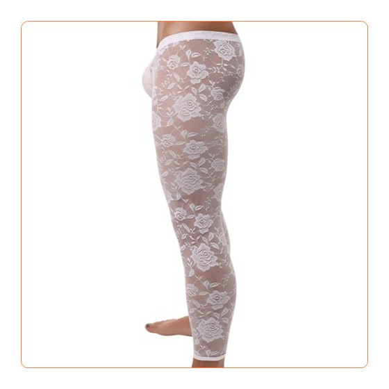 Caleçon dentelle sexy Blanc