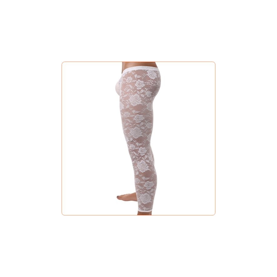 Caleçon dentelle sexy Blanc
