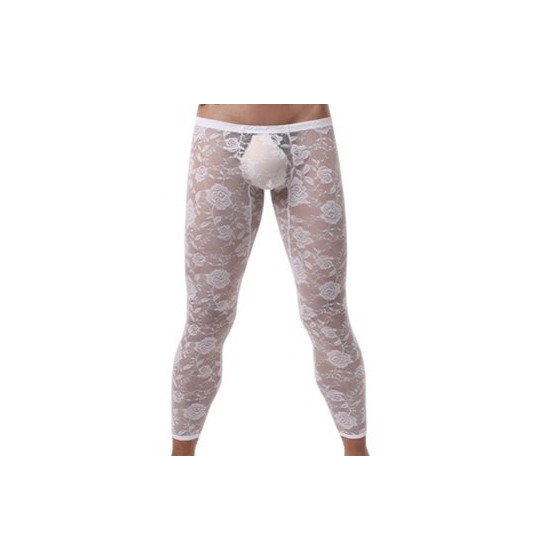 Caleçon dentelle sexy Blanc