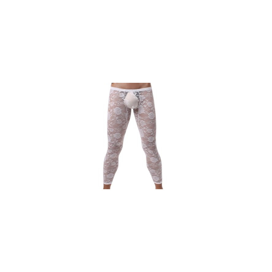 Caleçon dentelle sexy Blanc