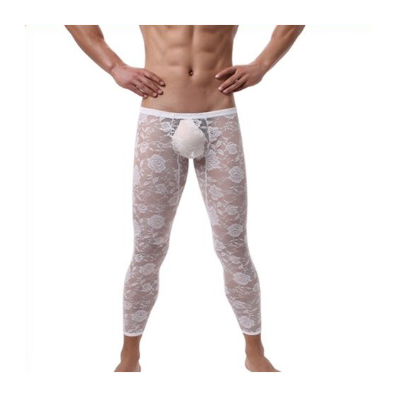 Caleçon dentelle sexy Blanc