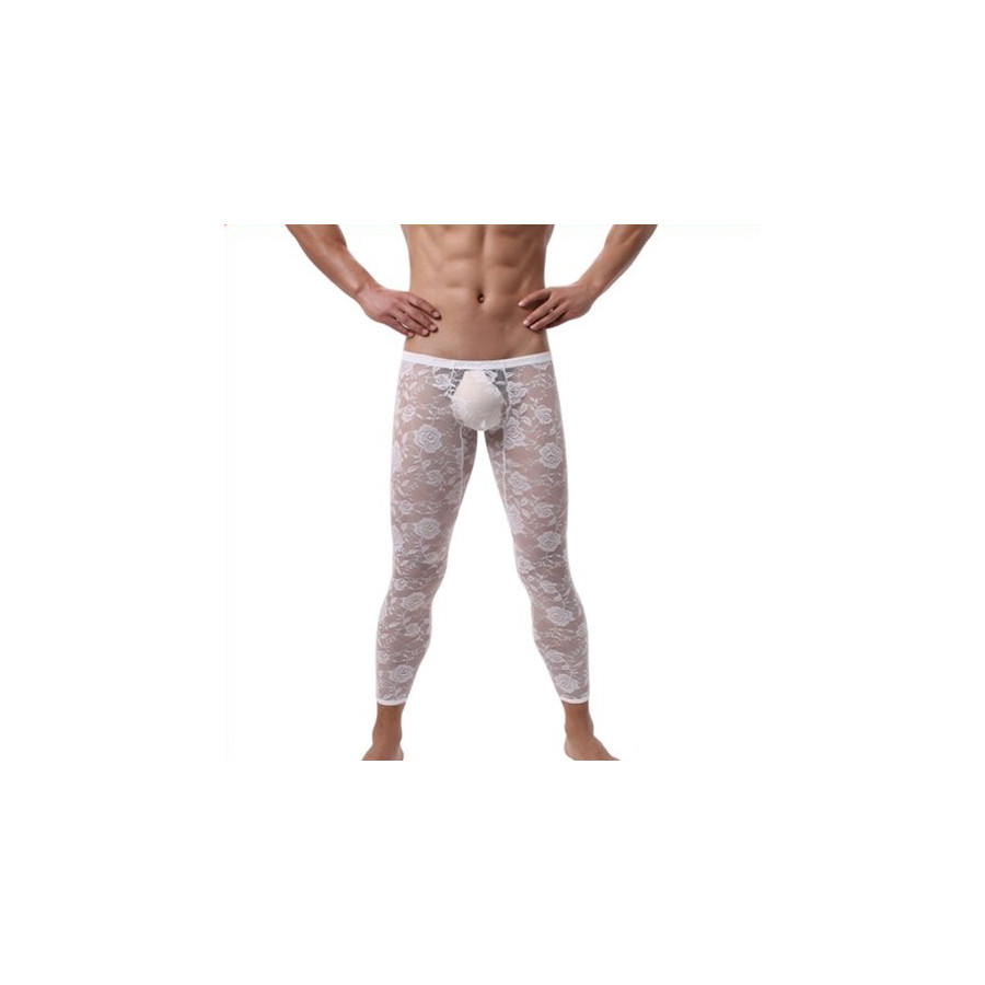 Caleçon dentelle sexy Blanc