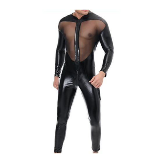 Combinaison intégrale Tulle et Fetish Noire