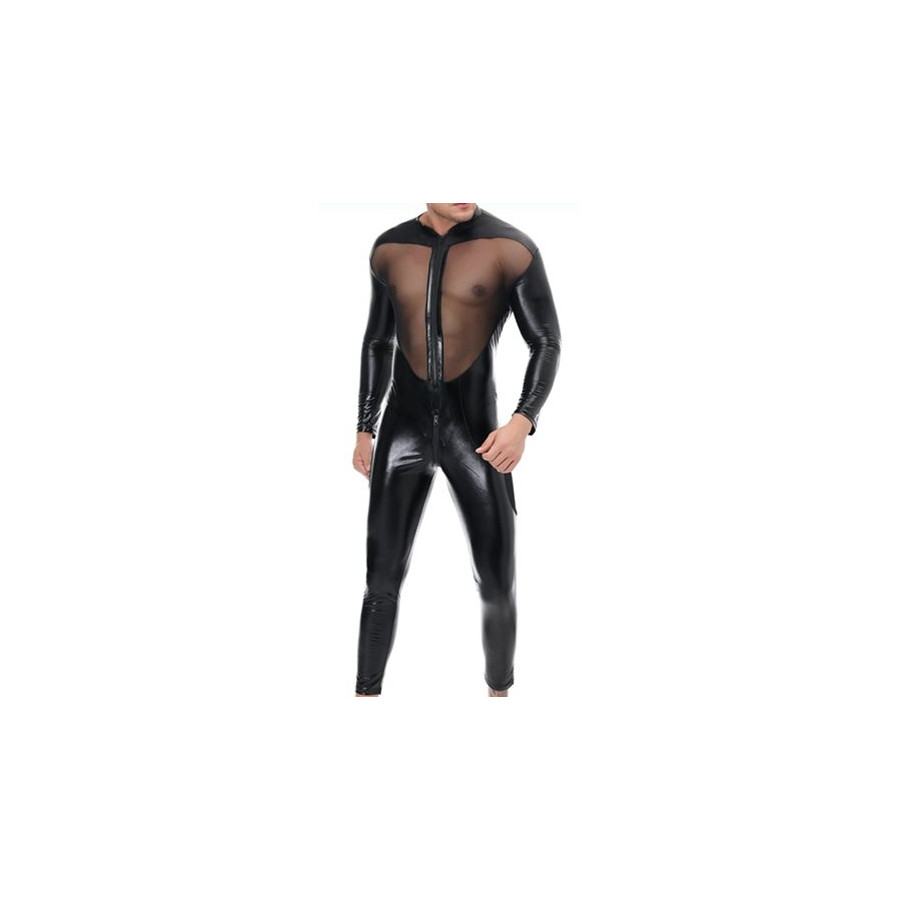 Combinaison intégrale Tulle et Fetish Noire