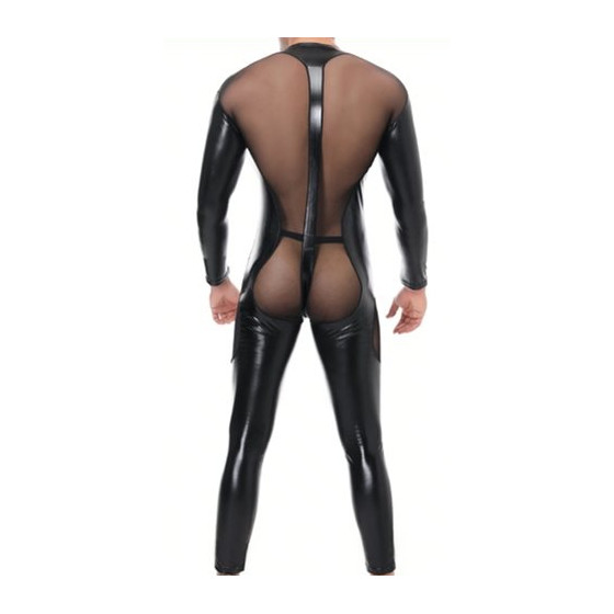 Combinaison intégrale Tulle et Fetish Noire