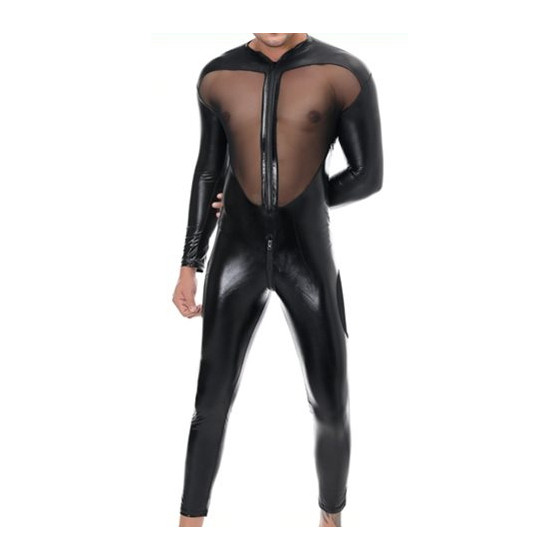 Combinaison intégrale Tulle et Fetish Noire