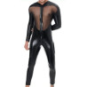 Combinaison intégrale Tulle et Fetish Noire