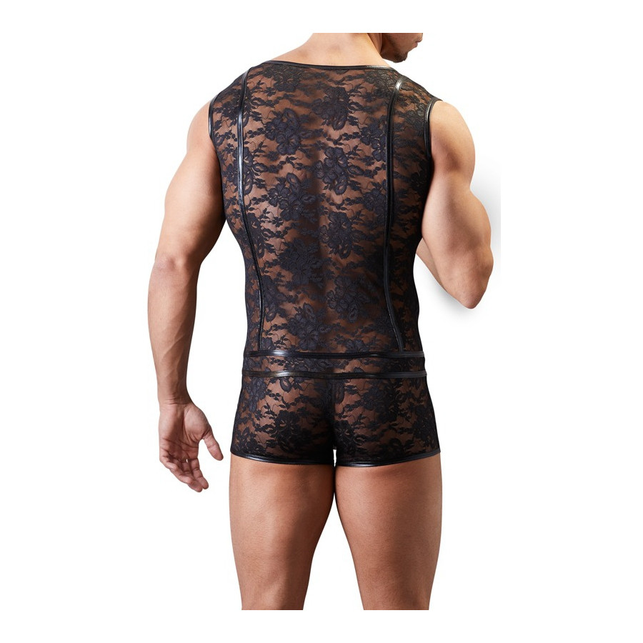 Body Dentelle LACE FLOWER Noir