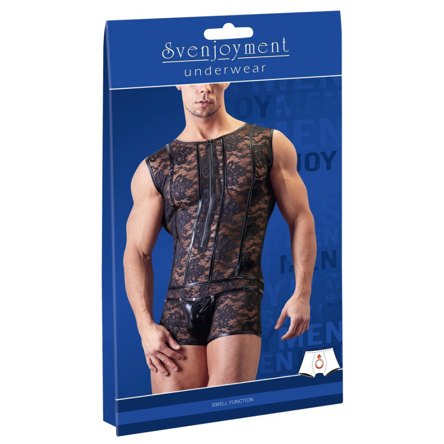 Body Dentelle LACE FLOWER Noir