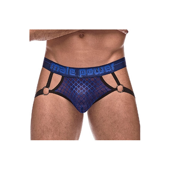 Jockstrap DIAMOND MESH Bleu