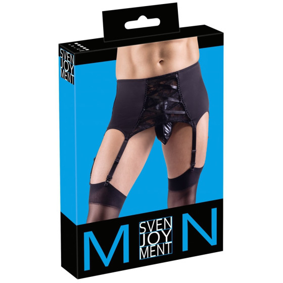 Porte-Jarretelles Homme Belt Lace Noir