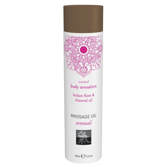 Huile de massage Erotic Rose et Amande 100mL