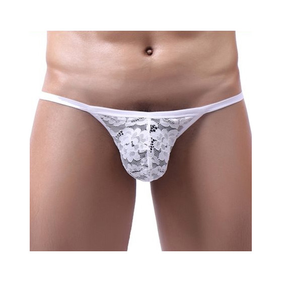 String Dentelle Osta Blanc