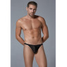 String Dentelle Leopard Allure Noir