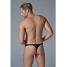 String Dentelle Leopard Allure Noir