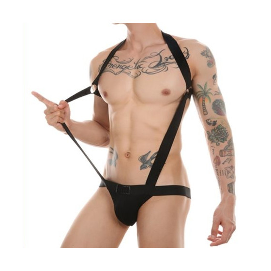 Jock Harnais élastique Suspensor Noir