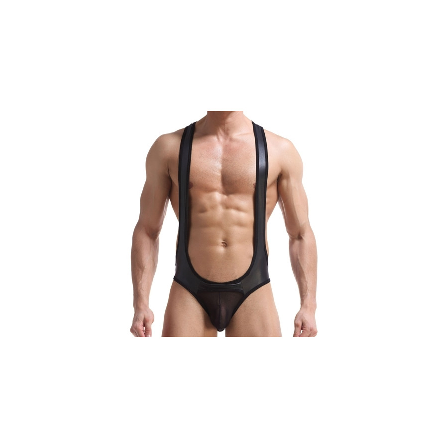 Jock-Singlet Motor Noir