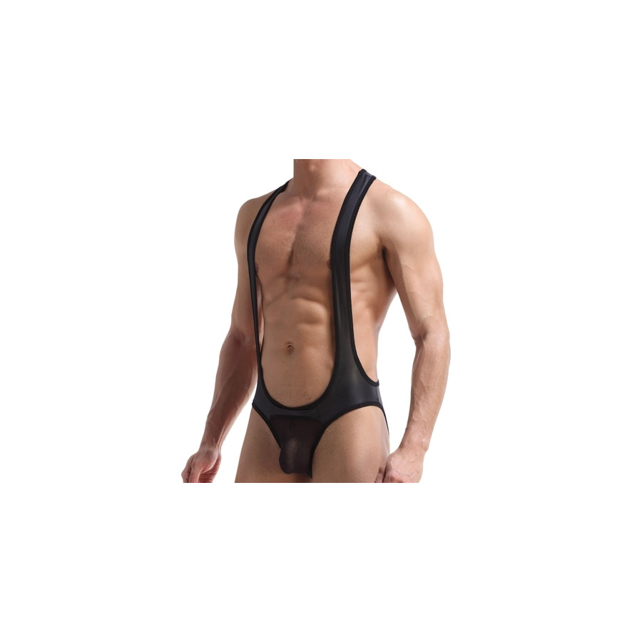 Jock-Singlet Motor Noir