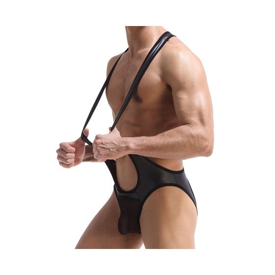Jock-Singlet Motor Noir