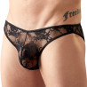 Slip sexy dentelle FlowThin Noir