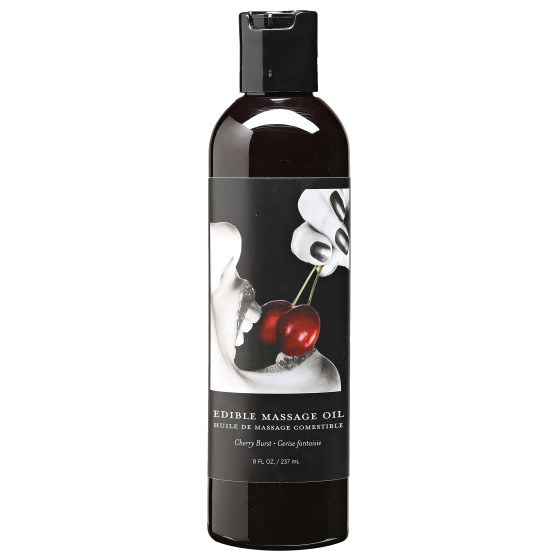 Huile de massage comestible Cerise 237ml