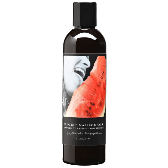 Huile de massage comestible Pastèque 237ml
