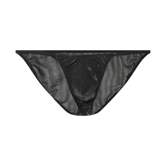 Slip sexy Shiny Line Noir