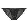 Slip sexy Shiny Line Noir