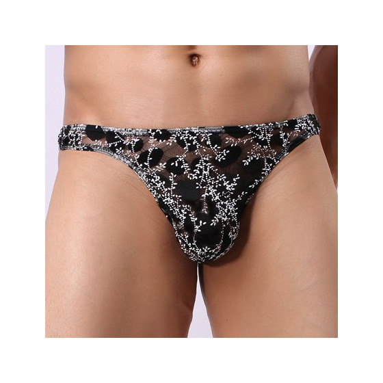 String en dentelle Noir