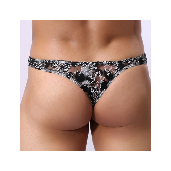 String en dentelle Noir