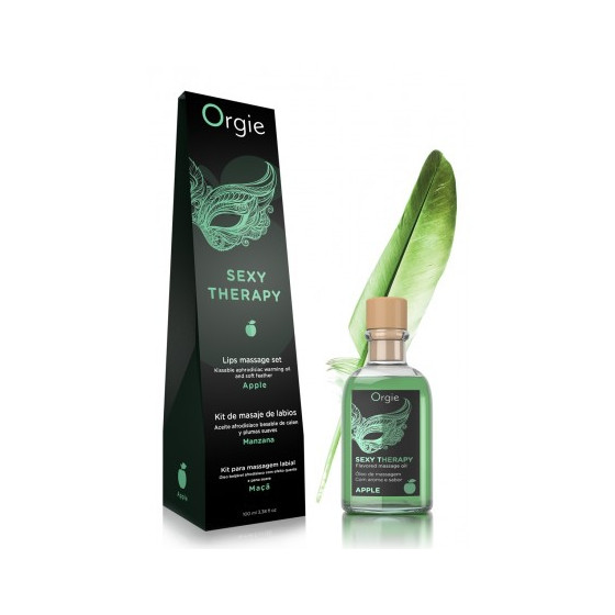 Huile de massage embrassable Sexy Therapy Pomme 100ml